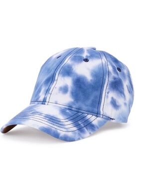 Blue Tie-Dye Baseball Cap